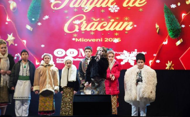 S-a încheiat prima zi a Târgului de Crăciun de la Mioveni!
