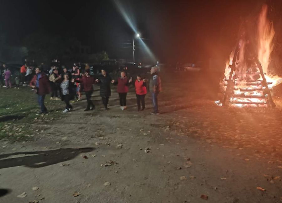 În comuna Bogați a fost aprins Focul lui Sumedru