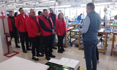 Echipa PSD Argeș, la Mechrom Mărăcineni. Ne mândrim cu liderii mondiali în producția de componente pentru biciclete!