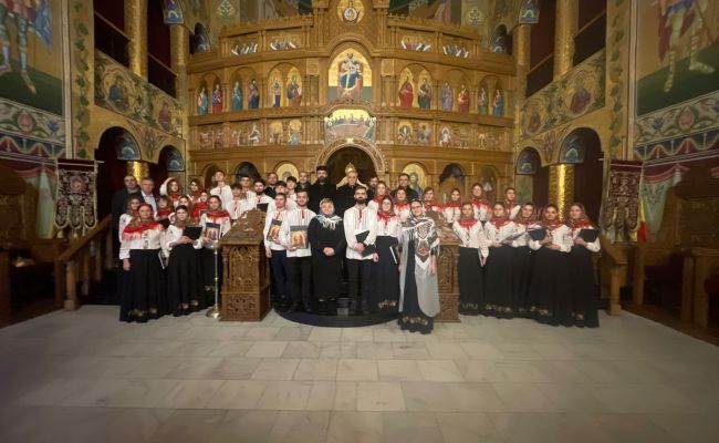 Colindătorii din Republica Moldova, concert extraordinar de colinde la Mioveni