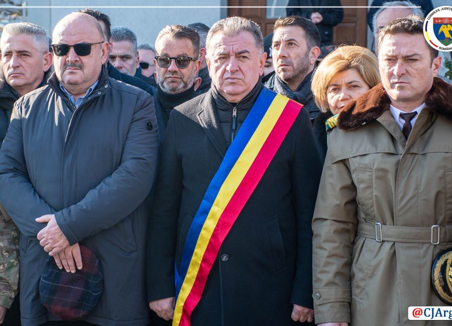 Conducerea CJ Argeş a luat parte la manifestările prilejuite de Ziua Unirii Principatelor
