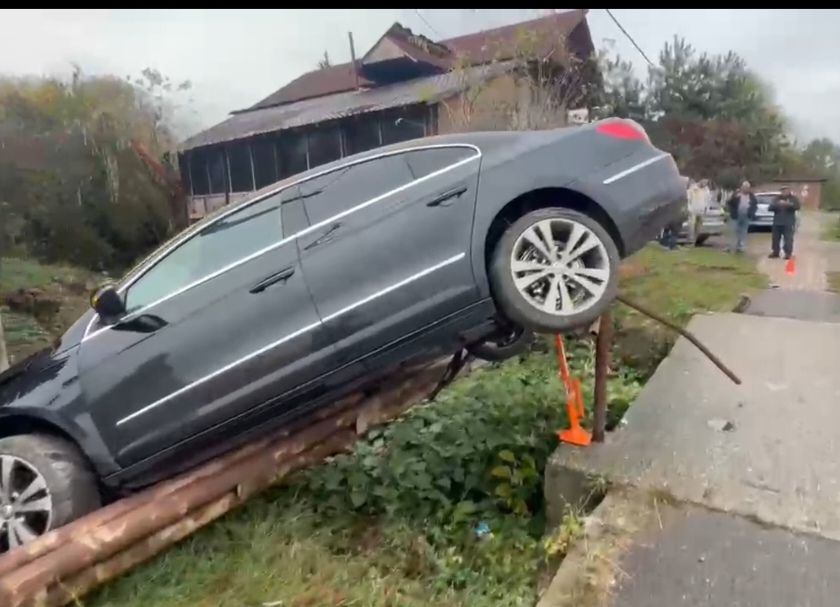 Accident spectaculos în Argeș!