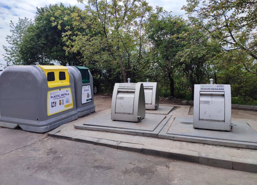 Containerele îngropate sunt disponibile spre utilizare, de astăzi, și în cartierul Războieni!