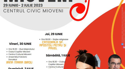 Trei zile de sărbătoare la Mioveni
