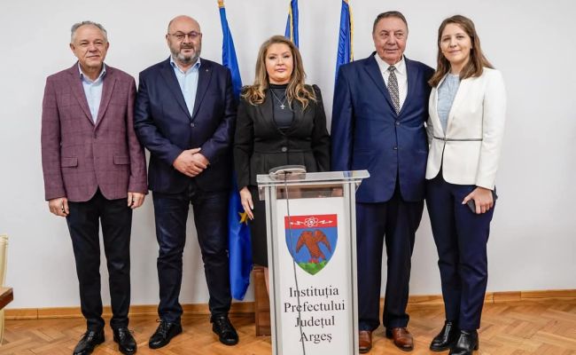 Ioana Făcăleață, învestită în funcția de prefect al județului Argeș: “Îmi voi îndeplini mandatul cu un singur obiectiv în minte și în suflet – binele județului Argeș și al locuitorilor săi!”