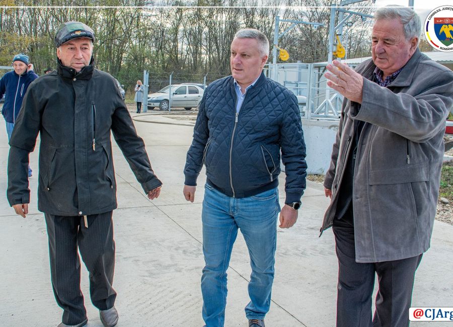 Vicepreşedintele CJ Argeş, Marius Nicolaescu a verificat stadiul lucrărilor pe DJ 702G