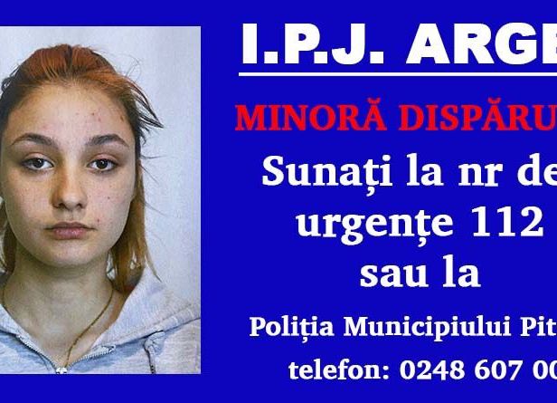 ALERTĂ în Argeș! O MINORĂ a dispărut de o săptămână