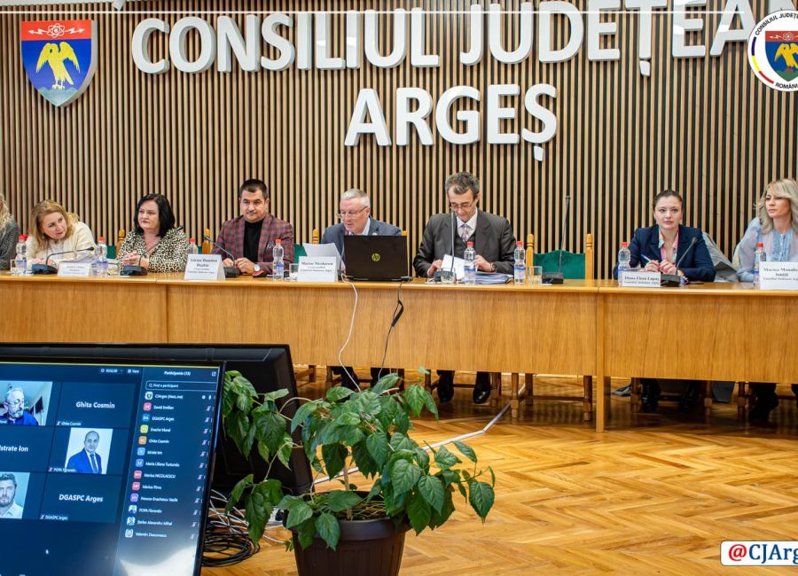Consiliul Judeţean Argeş, prima şedinţă în clădirea proaspăt renovată
