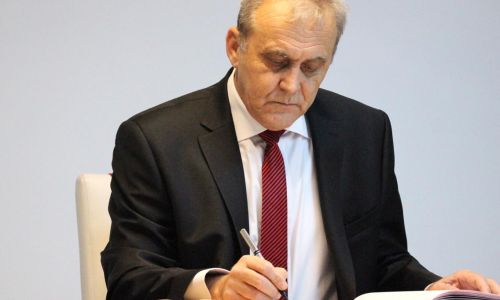 Felicitare Ion Georgescu, primarul orașului Mioveni