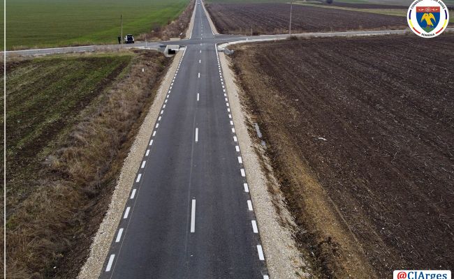 A fost efectuată recepţia finală la DJ503, cel mai lung drum modernizat de Consiliul Județean Argeș cu fonduri europene!