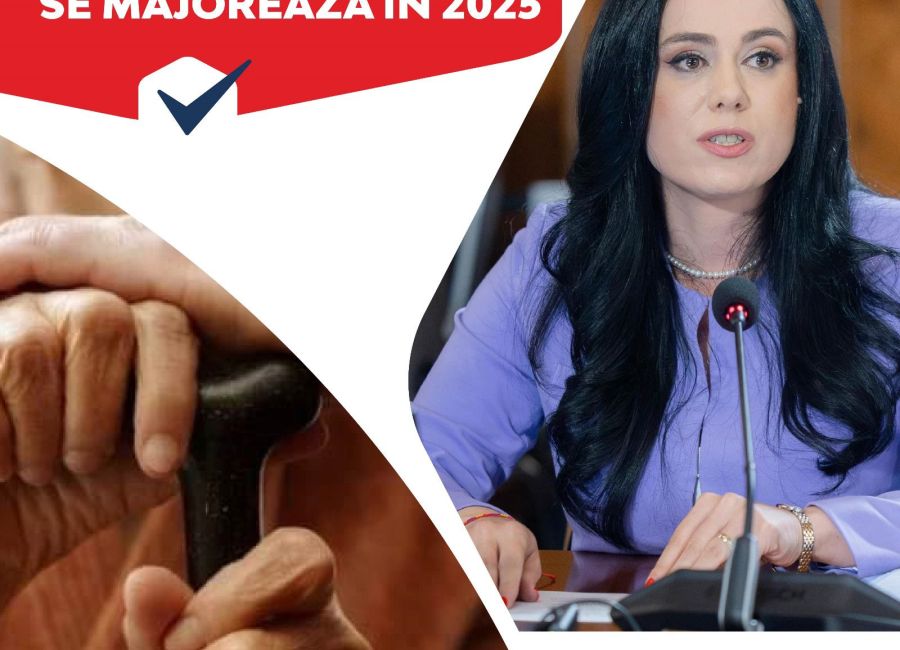 Ministrul Simona Bucura-Oprescu, veste bună pentru pensionari: "Pensiile românilor se majorează! Valoarea Punctului de Referință crește cu 12,1% și ajunge la 91 de lei"