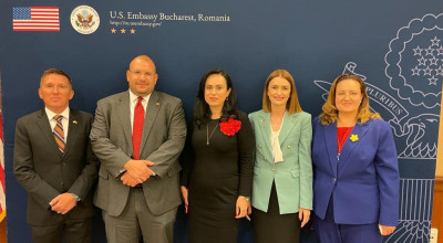 Simona Bucura Oprescu, întâlnire la Ambasada SUA