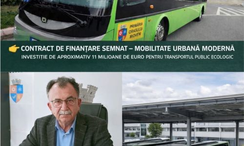 Veste bună pentru locuitorii orașului Mioveni! Investiții importante în transportul public modern și ecologic!