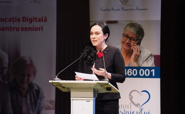 Ministrul Simona Bucura-Oprescu: ”Îmi doresc ca și în România bătrânețea să fie frumoasă, să fie o a treia tinerețe!”