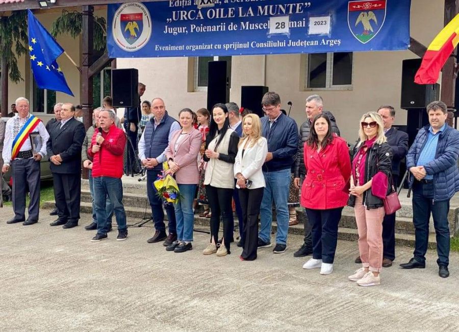 Echipa PSD a fost prezentă la serbarea de la Poienarii de Muscel