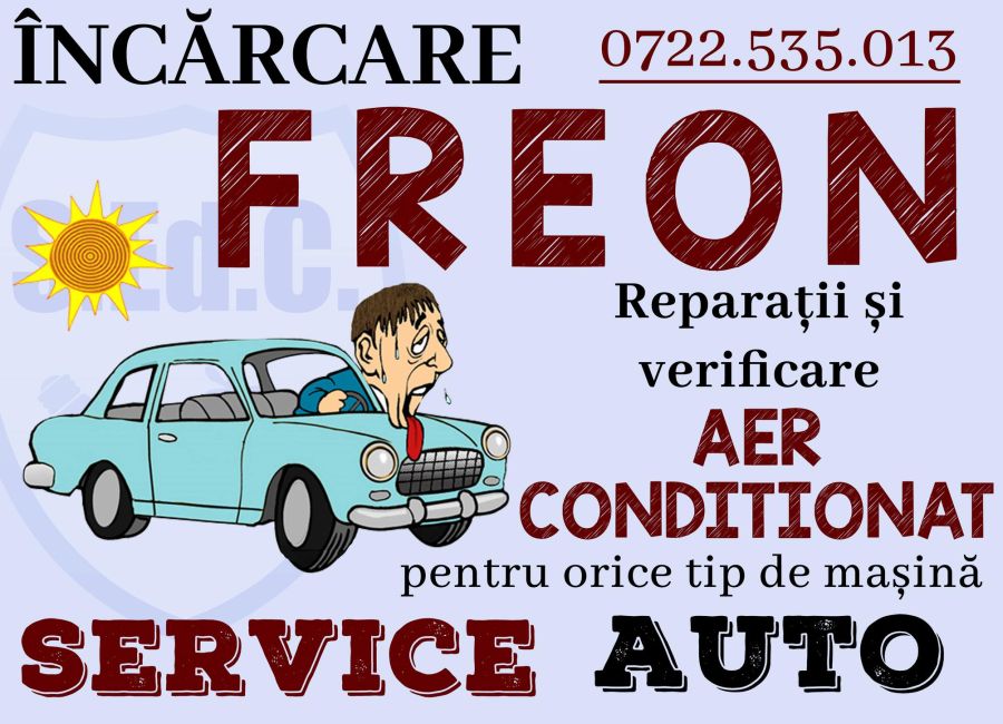 Stație pentru încărcare freon, reparații și verificare instalație AC