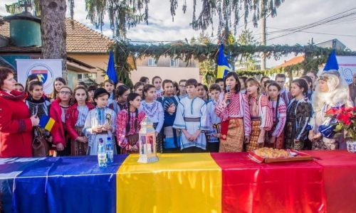 Micuții din comuna Aninoasa au sărbătorit Ziua Națională