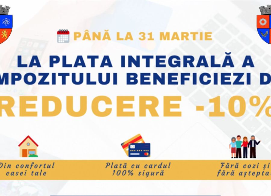 Impozitele şi taxele locale pot fi achitate şi online