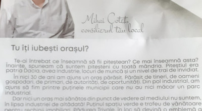 Mihai Coteț, mai disperat ca niciodată! Trimite scrisori piteștenilor