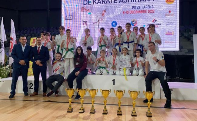Pitești - locul I pe țară, la Campionatul Național de Karate Ashihara 2022!