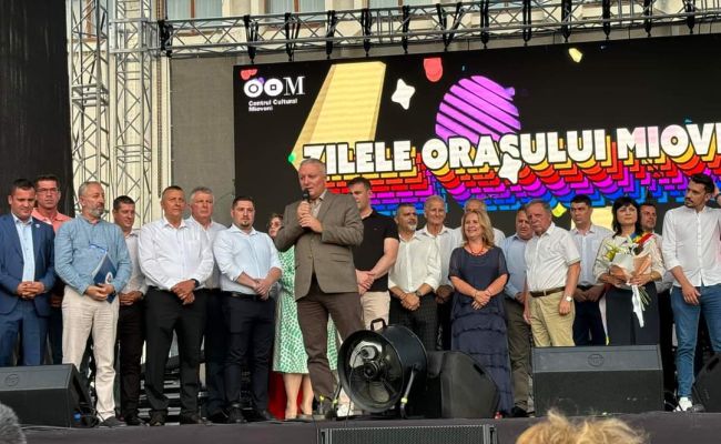 Echipa PSD Argeș, în mijlocul locuitorilor orașului Mioveni
