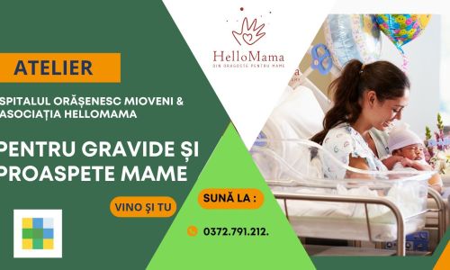 Mâine, la Spitalul Orăşenesc Mioveni, atelier pentru gravide şi proaspete mămici