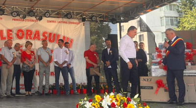 Cristian Gentea, la Ziua Oraşului Ştefăneşti: "Am o relaţie foarte bună cu domnul primar Velcea"