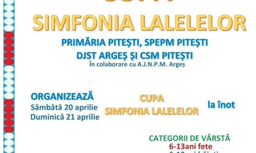 La Piteşti se va desfăşura "Cupa Simfoniei Lalelelor" la înot