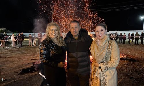 Prefectul Ioana Făcăleață, în mijlocul argeșenilor la Focul lui Sumedru!
