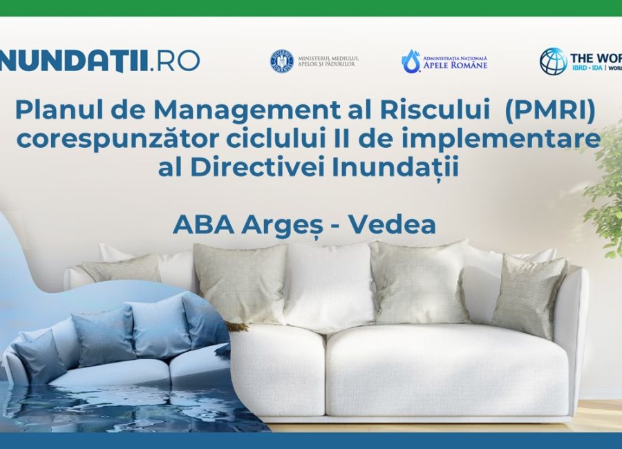 A fost avizat Planul de Management al Riscului la Inundații pentru bazinul hidrografic Argeș - Vedea