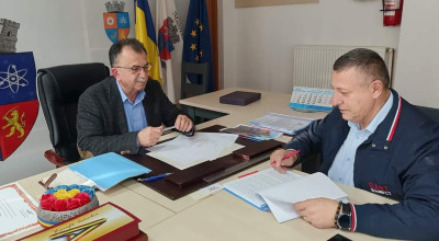 Aurel Costache și-a început în mod oficial activitatea de primar al orașului Mioveni