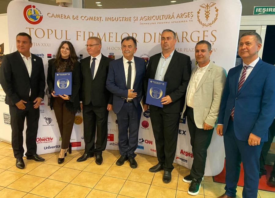 SEdC Mioveni, premiată la Gala „Topul Firmelor din Argeș”!