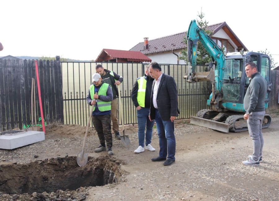 Au început lucrările de modernizare pe strada „Egalității” din orașul Mioveni