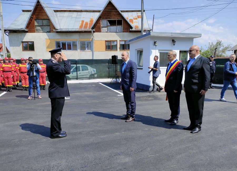 Clădire nouă pentru pompierii din Mioveni