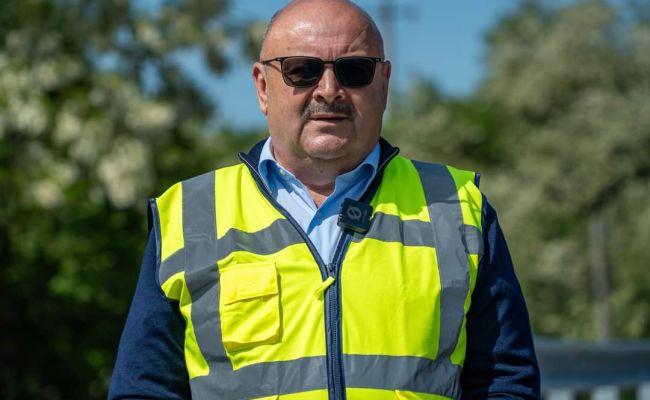 Ion Mînzînă: "S-au finalizat lucrările de modernizare a DJ703B Costești - Pădureți"