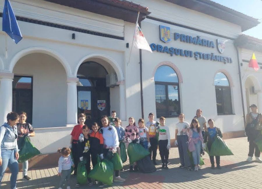 O amplă acțiune de ecologizare a avut loc la Ștefănești!