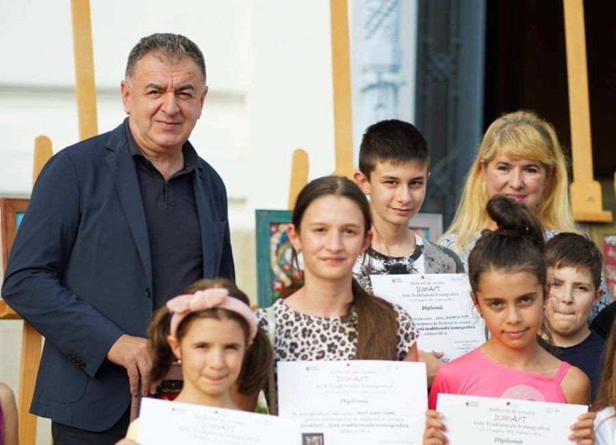 Momente emoționante în Piața Primăriei