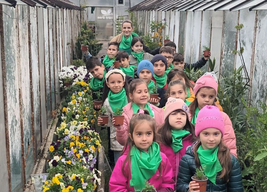 În 'Săptămâna Verde', elevii piteșteni învață cum se produc florile plantate în orașul lor