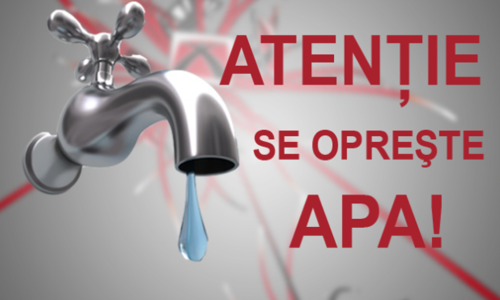 Se opreşte furnizarea apei în comuna Bascov