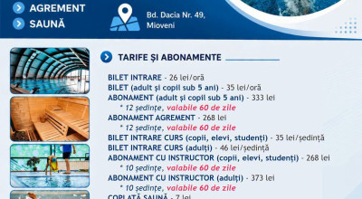Vești excelente pentru iubitorii de înot din Mioveni