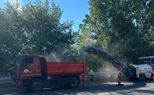 Lucrări importante la intrările în municipiul Pitești