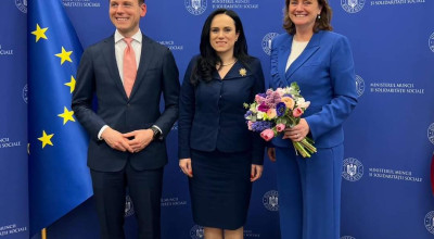 Ministrul Simona Bucura-Oprescu s-a întâlnit cu vicepremierul Regatului Țărilor de Jos, Karien van Gennip