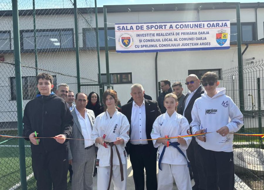 O sală modernă de sport a fost inaugurată în comuna Oarja!