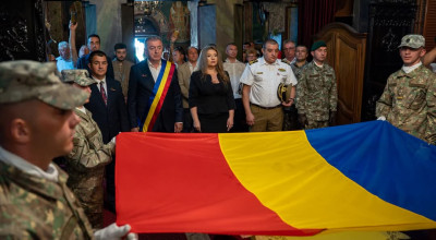 Echipa PSD Argeș a marcat Ziua Drapelului Național