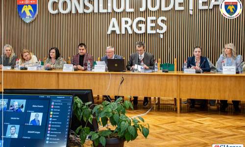Consiliul Judeţean Argeş, prima şedinţă în clădirea proaspăt renovată