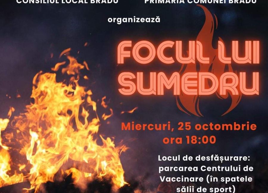În comuna Bradu va fi aprins Focul lui Sumedru
