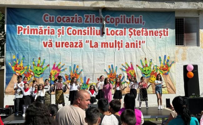 Ziua Copilului a fost celebrată la Ștefănești!
