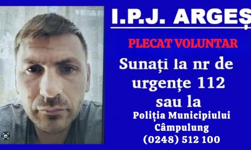 ALERTĂ în Argeș! Un bărbat a DISPĂRUT de la începutul lunii martie!