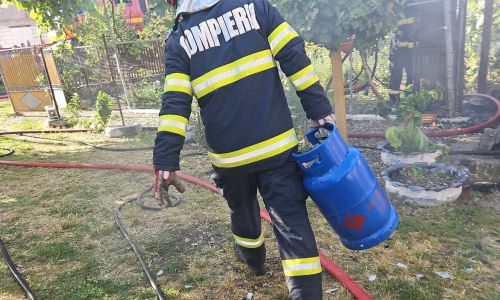 Incendiu într-o gospodărie din Argeș!