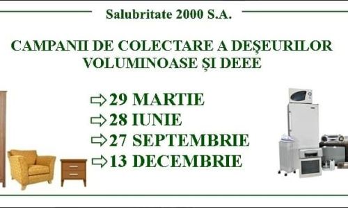 Miercuri, 24 ianuarie, programul de colectare a deșeurilor în Pitești